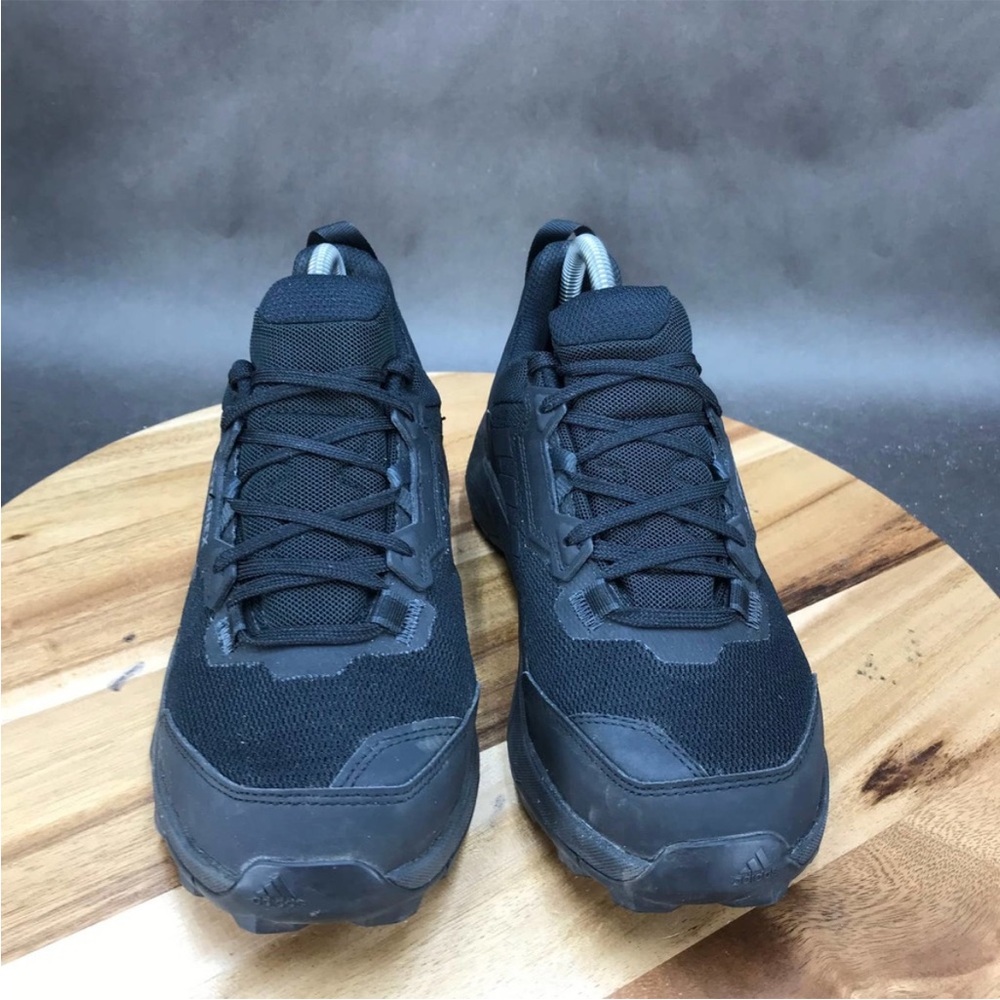 Adidas Terrex AX4 Hiking Shoes Youth Size 7 Black Mesh Low Top Lace Up